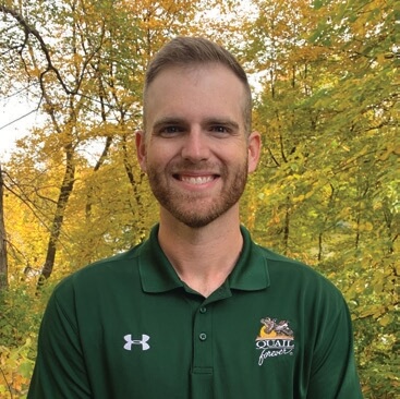 Nick Thompson with trees