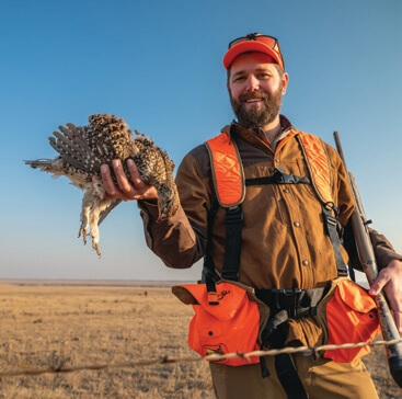 Hunter VanDonsel with pheasant